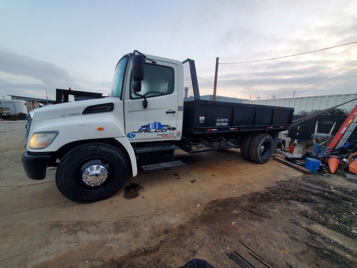 Hino 268 Dump Truck Diesel DEF