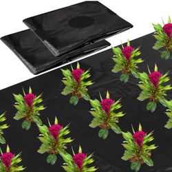 2 Pcs 33 x 3ft Thickened Weed Barrier, Heavy Duty Landscape Fabric with Planting Holes