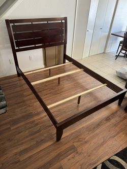 Full Size Bed Frame (wooden)