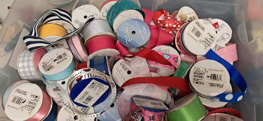 Ribbon, Vinyl, and Tulle For Hairbows, Etc,...