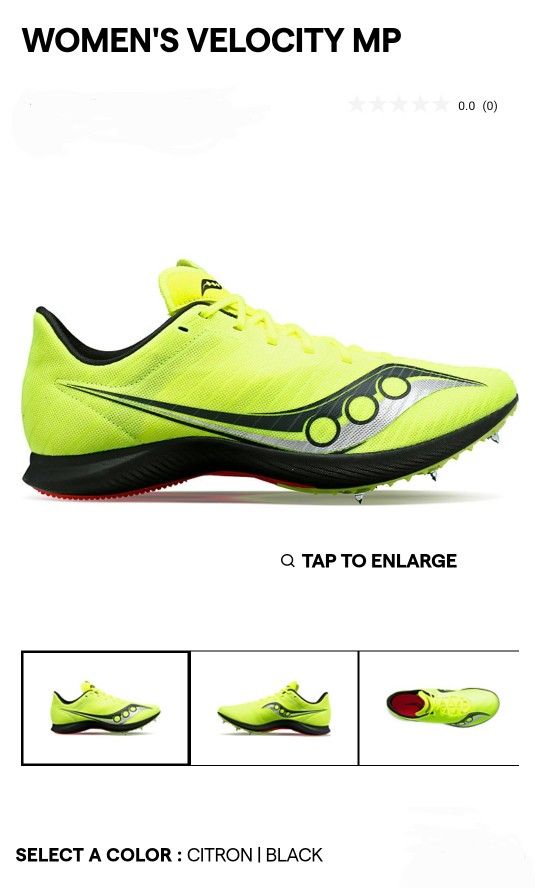 Distance Running Spikes Shoes Sz. 7.5