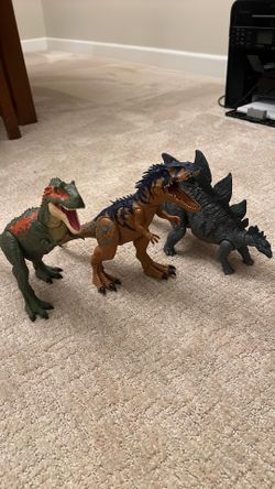 Jurassic ParkLot of 3 mattel dinosaurs
