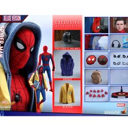 1/6 Hot Toys Spiderman Deluxe Homecoming Spider-Man 1/6 scale figure NEW