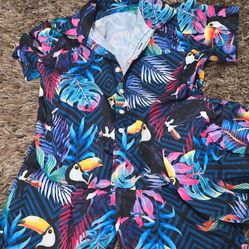 Little kids 3 pc Hawaiian set