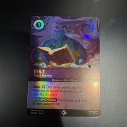 Genie (Holo) Lorcana Winterspell Magic Card