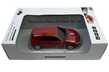 Wireless Computer Mouse - Computer Accessories - Wirelesss Mouse, SUV Car Design with Blue LED Lights - Style# W176 RED