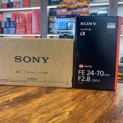 Sony FX3A With Sony FE 24-70mm F2.8 II 