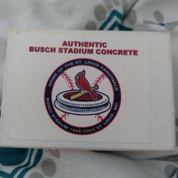 Busch Stadium Piece Of Concrete