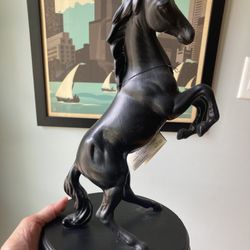 Black Horse Sculpture 