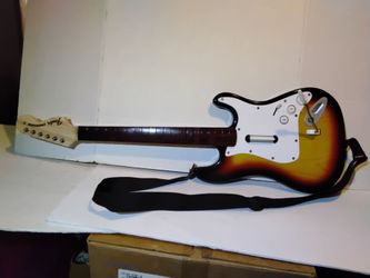 Rock Band Fender Stratocaster sunburst wireless Guitar controller for Xbox 360