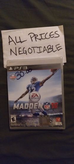 Sealed Ps3 Game. Madden 16