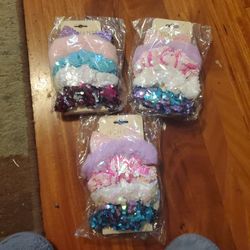 Enchanted Girls Fancy Scrunchies  NEW