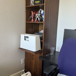 Tall cabinet with shelves