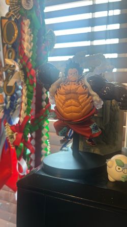 Gear 4 luffy one piece anime figurine