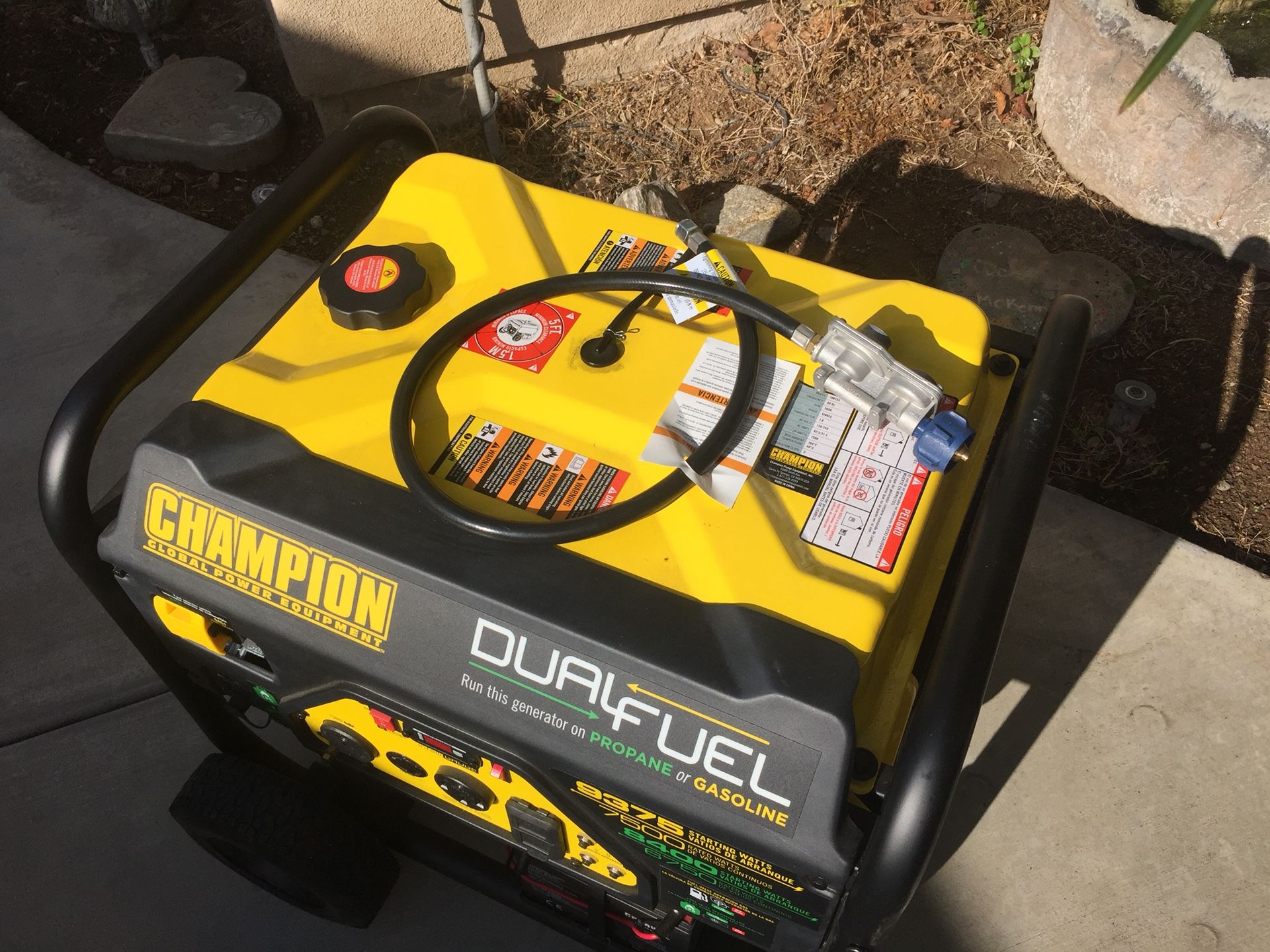 Champion 7500 Watt Dual Fuel Portable Generator for Sale in Fullerton