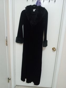 Black Long Night Jacket
