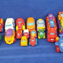 Vintage 2000's Tonka 26 Piece Chuck & Friends Vehicles
