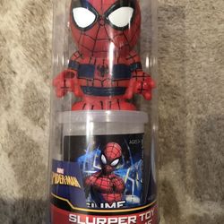  Marvel Spider-Man slurper toy with slime