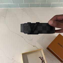 Black LV belt