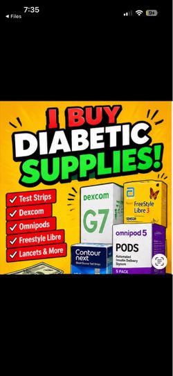 💰 CASH FOR DIABETIC SUPPLIES | Dexcom • Libre • Omnipod • Test Strips