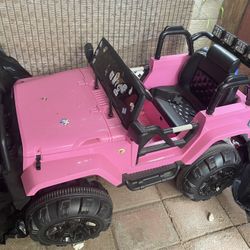 Pink 24v Jeep 