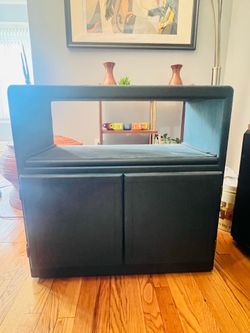 Small Hunter Green Cabinet