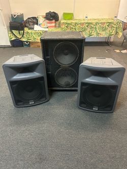 Peavey top and  Center bass cabinet