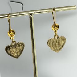 24K Yellow Gold Filled Dangling Earrings- For sale!