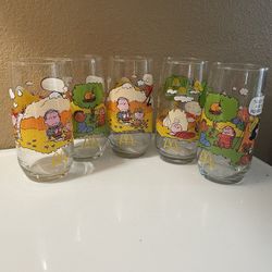 Peanuts McDonalds Glasses