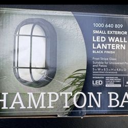 Hampton Bay Small Exterior LED Wall Lantern