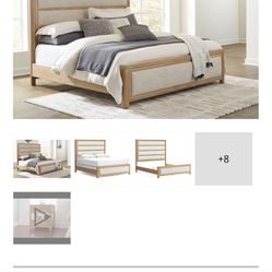 Rencott King Upholstered Bed