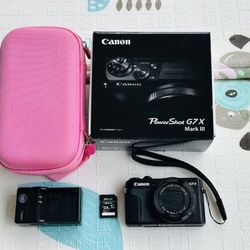 Canon G7x Mark ii Camera