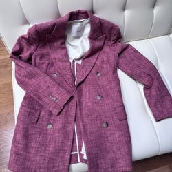 Aritzia Woman Red Blazer 
