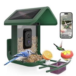 Bird Feeder  With Solar Powered Camera