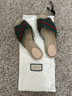 Gucci Canvas Espadrille Sandal