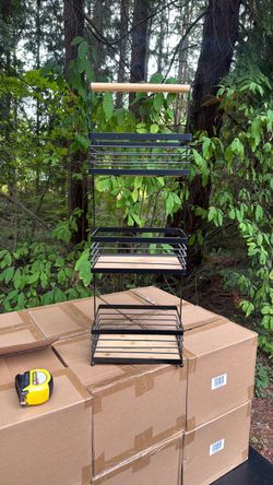 Three tiered rack