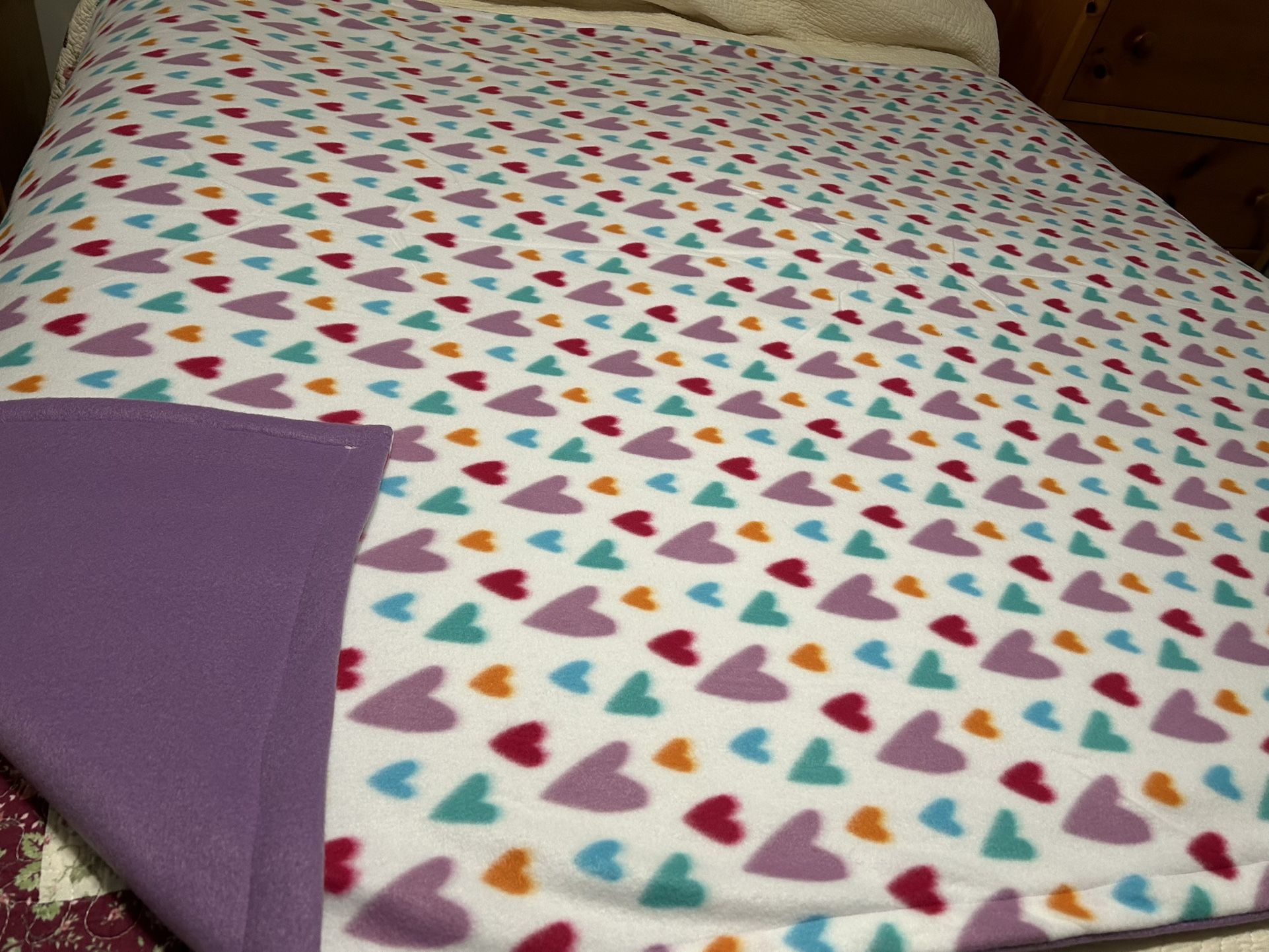 Homemade Fleece Blanket
