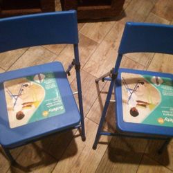 Two New Small Children's Folding Chairs 