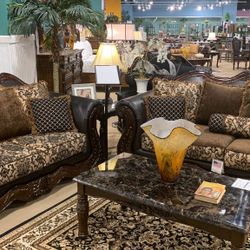 Orion Living Room Set By FoA(Sofa+Loveseat)🚛3-7 Days  Delivery 💳Financing Options