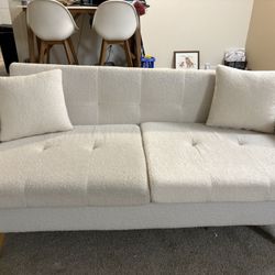 Lightweight White Couch 