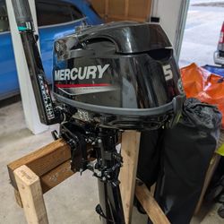 Brand New Mercury 4 Stroke 5hp Boat Moror