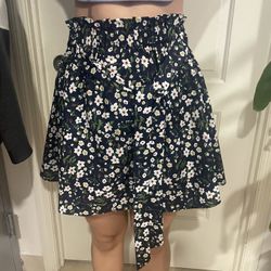 Navy Blue Skirt 