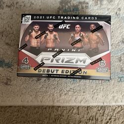 2021 Debut Edition UFC Panani Prizm Blaster Box Set