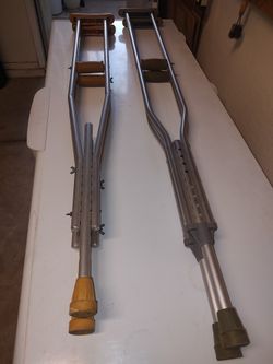 1 Pair Of Crutches
