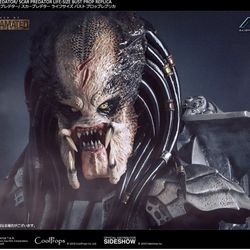 SIDESHOW COOLPROPS AVP SCAR PREDATOR LIFE-SIZE BUST PROP REPLICA STATUE FIGURE - Hot Toys - Prime 1