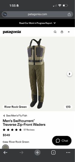 Waders Patagonia Men's Swiftcurrent Traverse Zip-Front Waders