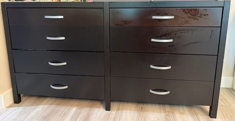 Dresser with nightstands