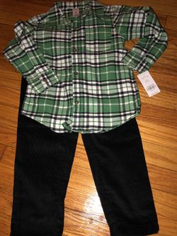 Carters set boys 5T
