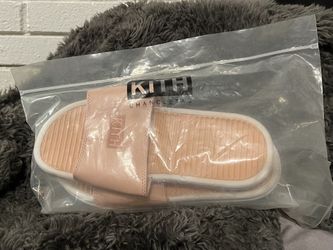 Kith Bleach Slider Flip Flop in pink NEW SIZE 9