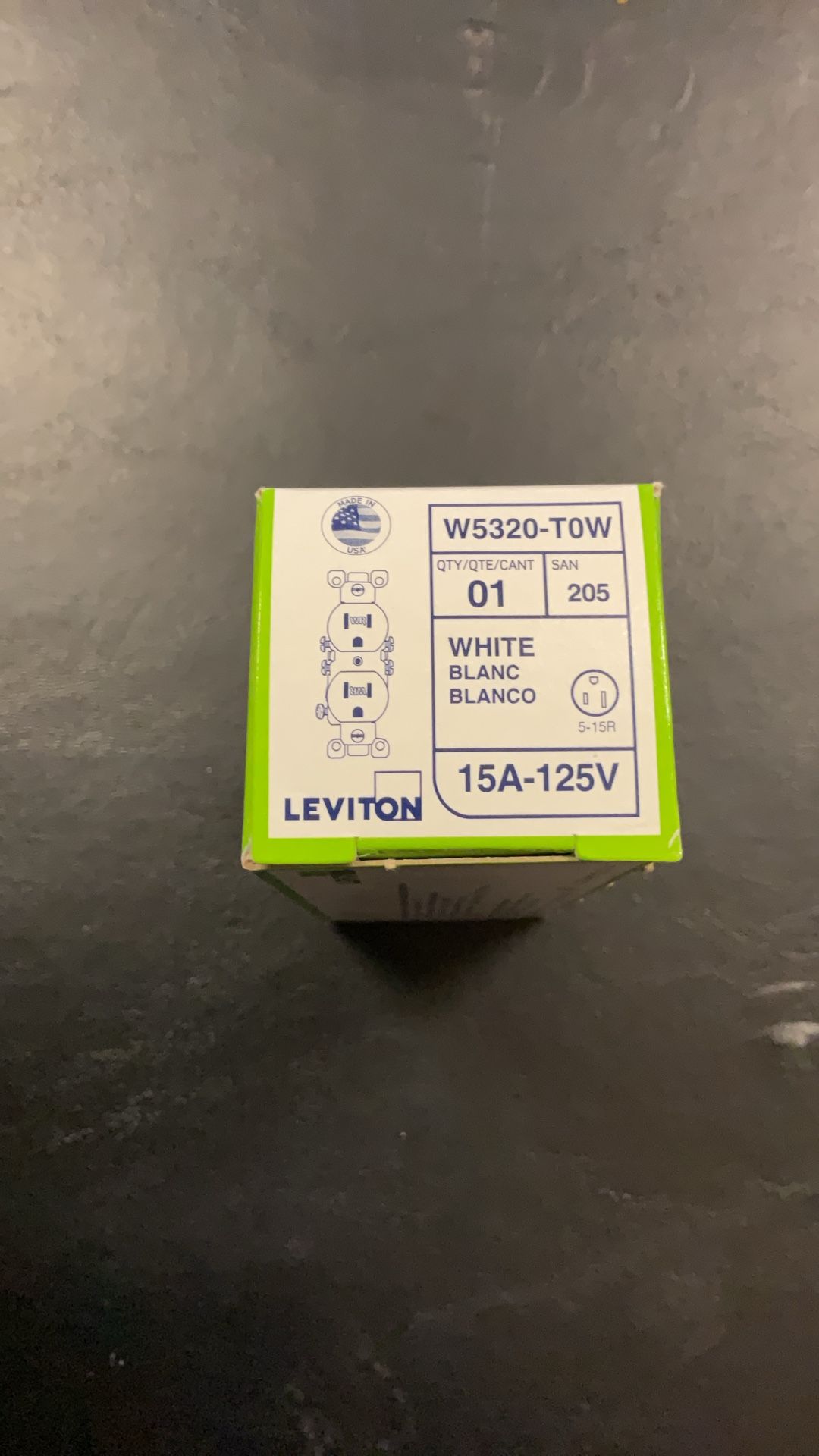 Leviton 15 Amp 125 V Weather And Camper Resistant Duplex, Receptacle, Grounding, Side And Quick Wire ( 13 Available )